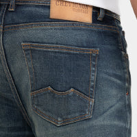 Men's Jeans Straight Fit Boot Cut - Dark Blue Vintage Wash