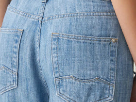 Women´s Wide Leg Jeans - Blue