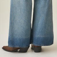 Women´s Heritage Wide Leg Jeans - Blue