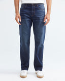 RELAXED FIT HIGH-RISE JEANS IN DARK WASH RL007