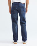 RELAXED FIT HIGH-RISE JEANS IN DARK WASH RL007