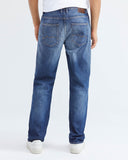 RELAXED FIT HIGH-RISE JEANS IN MEDIUM WASH RL009