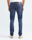 SLIM FIT MID-RISE JEANS IN DARK WASH