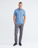 CLASSIC FIT SHORT SLEEVE COTTON POLO IN LIGHT BLUE