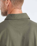 SLIM FIT JERSEY POLO IN ARMY GREEN