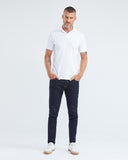 CLASSIC FIT SUMMER POLO IN WHITE