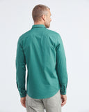 SLIM FIT POCKET SHIRT IN GREEN