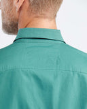 SLIM FIT POCKET SHIRT IN GREEN