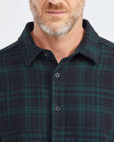 CLASSIC FIT PLAID SHIRT IN GREEN