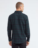 CLASSIC FIT PLAID SHIRT IN GREEN