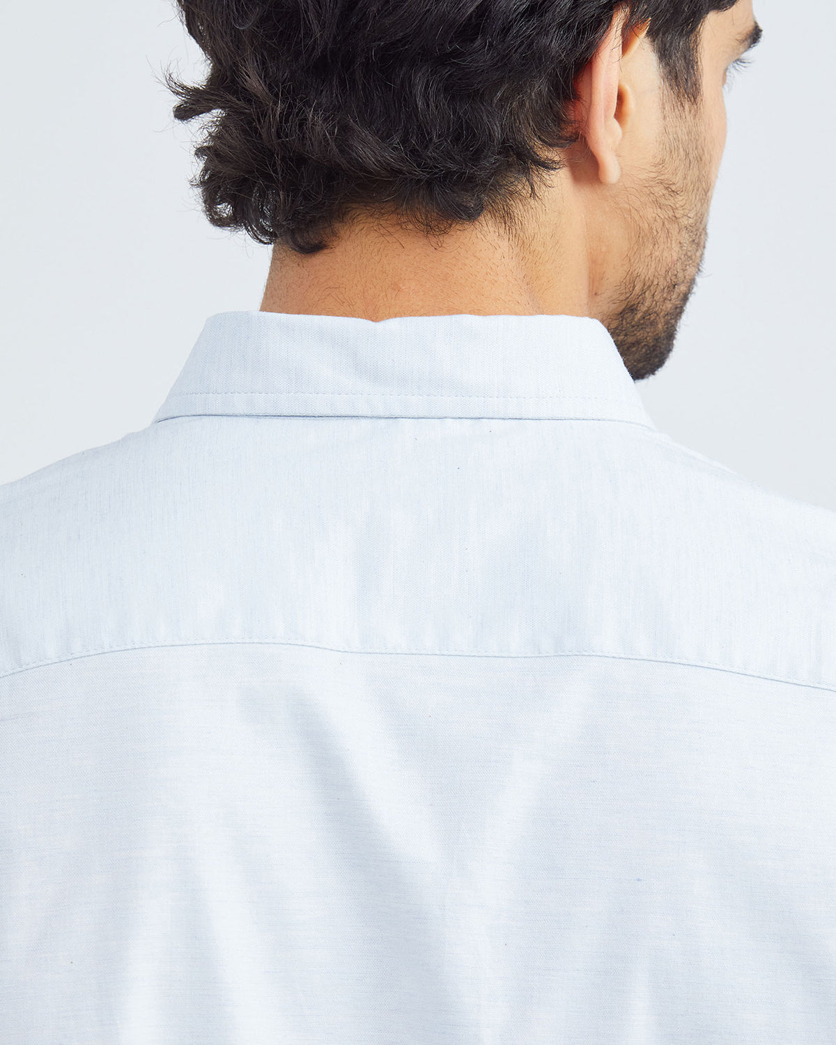 CLASSIC FIT POCKET SHIRT IN PALE BLUE
