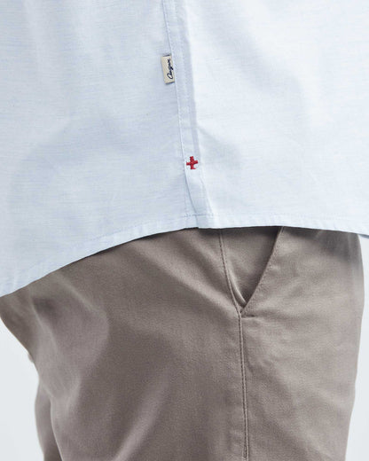 CLASSIC FIT POCKET SHIRT IN PALE BLUE