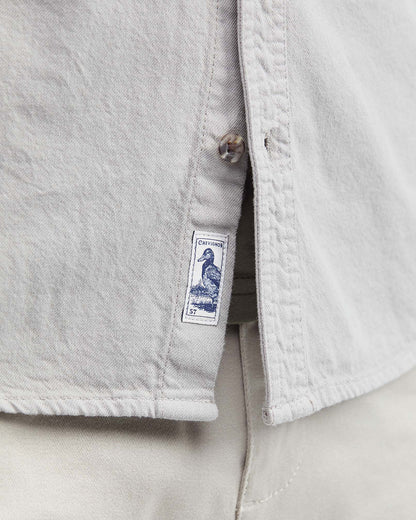 CLASSIC FIT UTILITY POCKET SHIRT IN GRAY