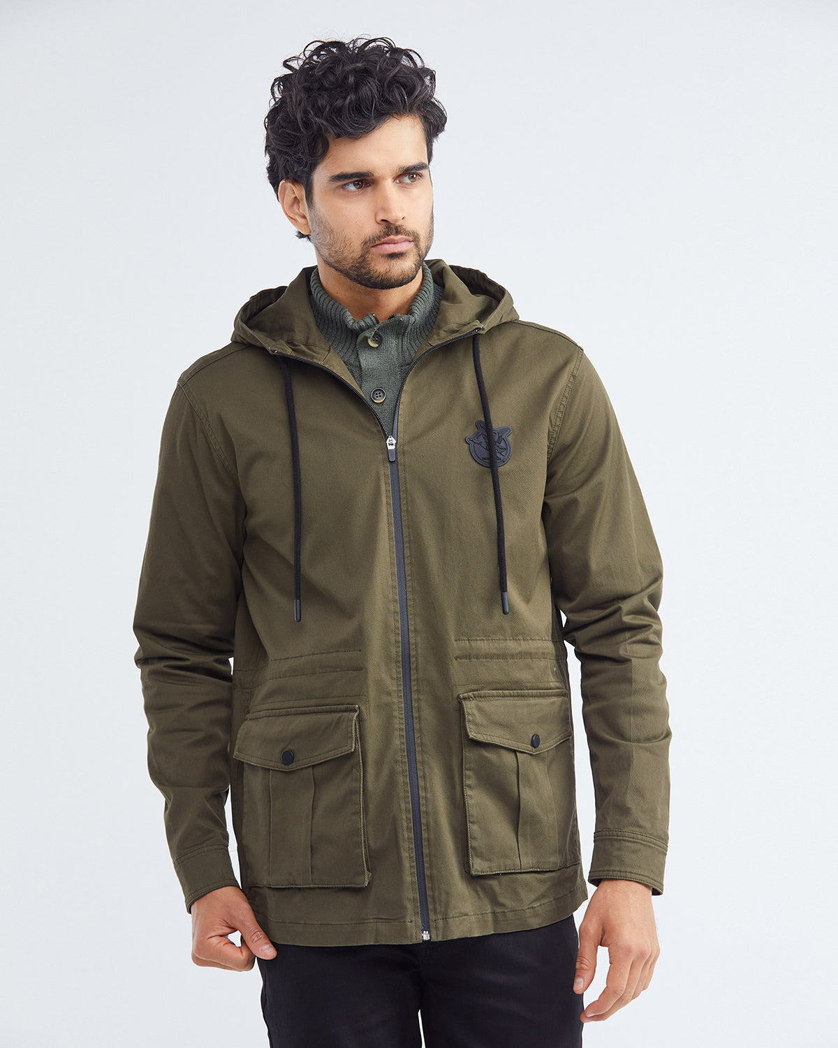 VESTE UTILITAIRE EN VERT