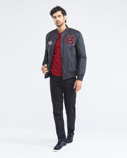BOMBER 57 JACKET IN BLACK