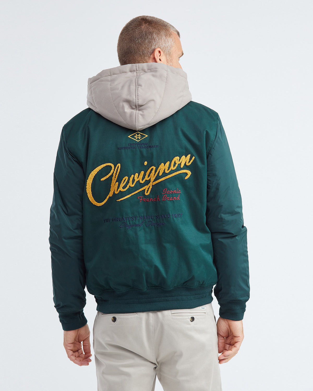 BOMBER 57 JACKET IN GREEN