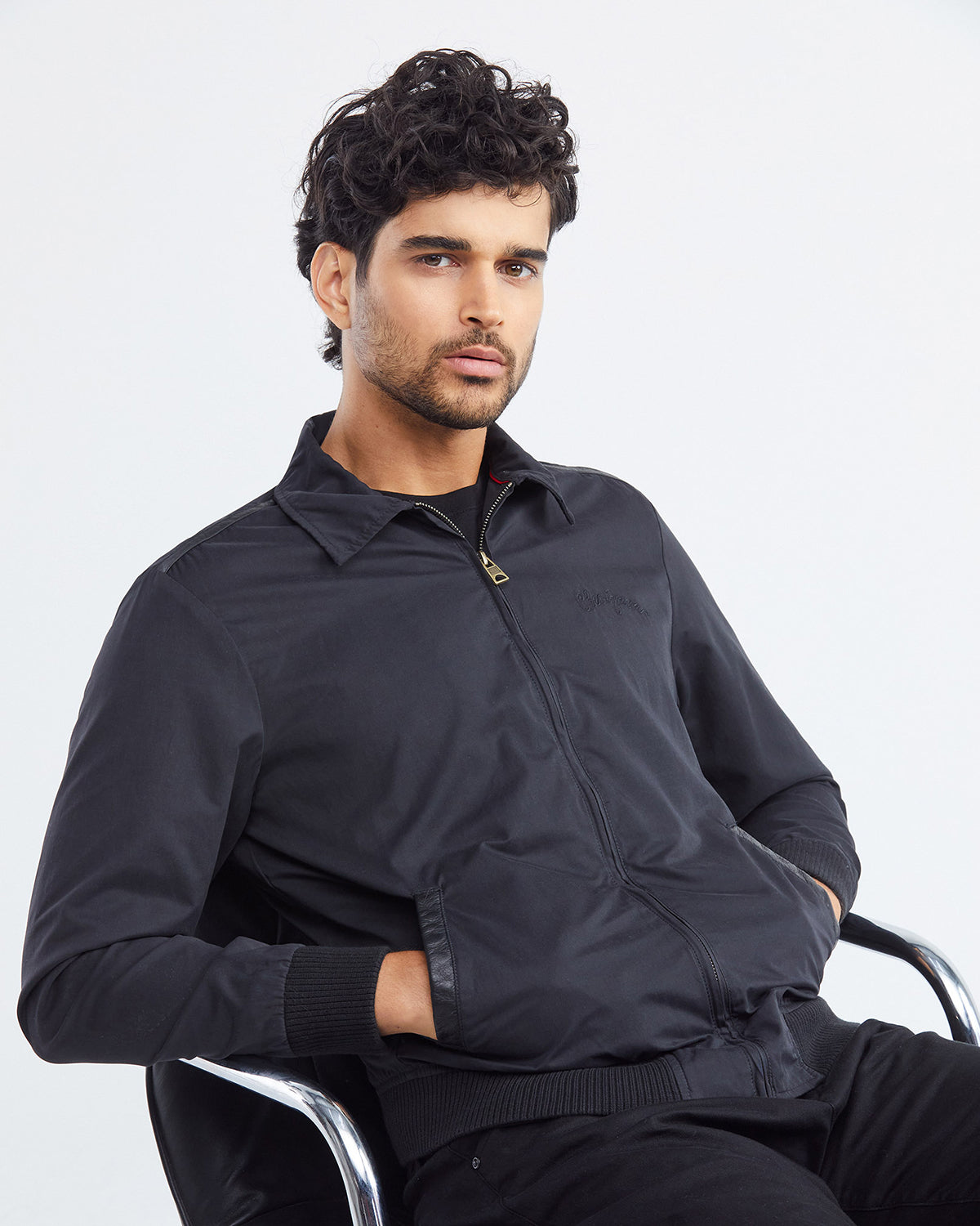 COACH JACKET IN BLACK