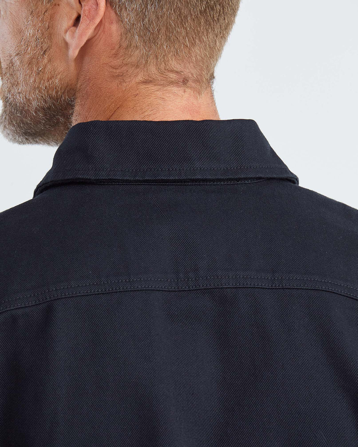 CHAQUETA UTILIDAD DE ALGODÓN EN NEGRO