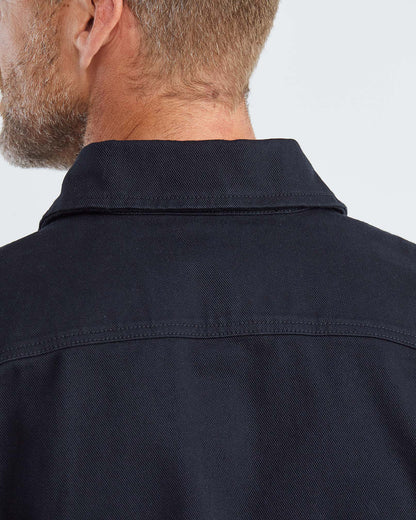 CHAQUETA UTILIDAD DE ALGODÓN EN NEGRO