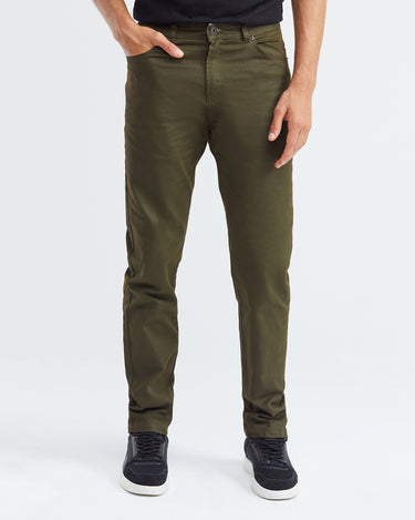 PANTALON ROCKET À CINQ POCHES VERT