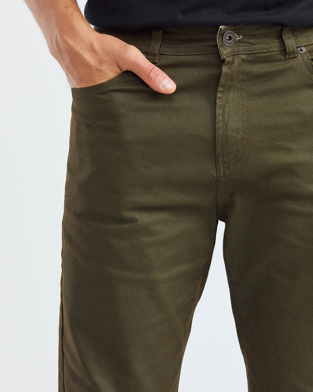 PANTALON ROCKET À CINQ POCHES VERT