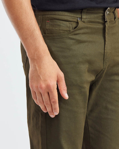 PANTALON ROCKET À CINQ POCHES VERT