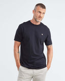 SLIM FIT BASIC ROUND NECK T-SHIRT IN BLACK