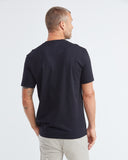 T-SHIRT SLIM EN COTON NOIR