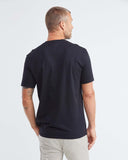 SLIM FIT BASIC ROUND NECK T-SHIRT IN BLACK