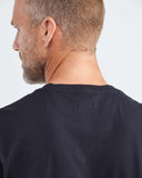 SLIM FIT BASIC ROUND NECK T-SHIRT IN BLACK