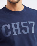 T-SHIRT CLASSIQUE CH57 EN BLEU