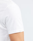 T-SHIRT SLIM GRAPHIQUE EN COTON BLANC