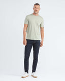 SLIM FIT BASIC ROUND NECK T-SHIRT IN GREEN