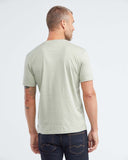 SLIM FIT BASIC ROUND NECK T-SHIRT IN GREEN