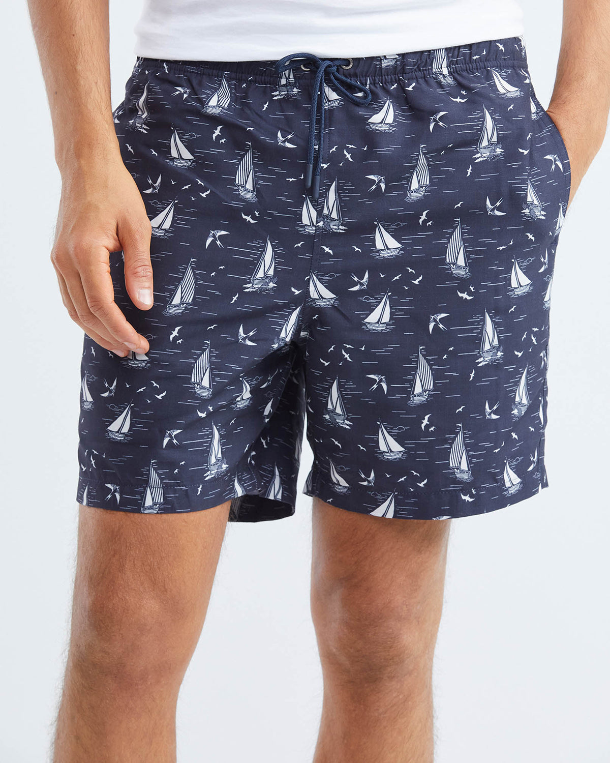 BOAT SWIMWEAR SHORTS IN BLUE