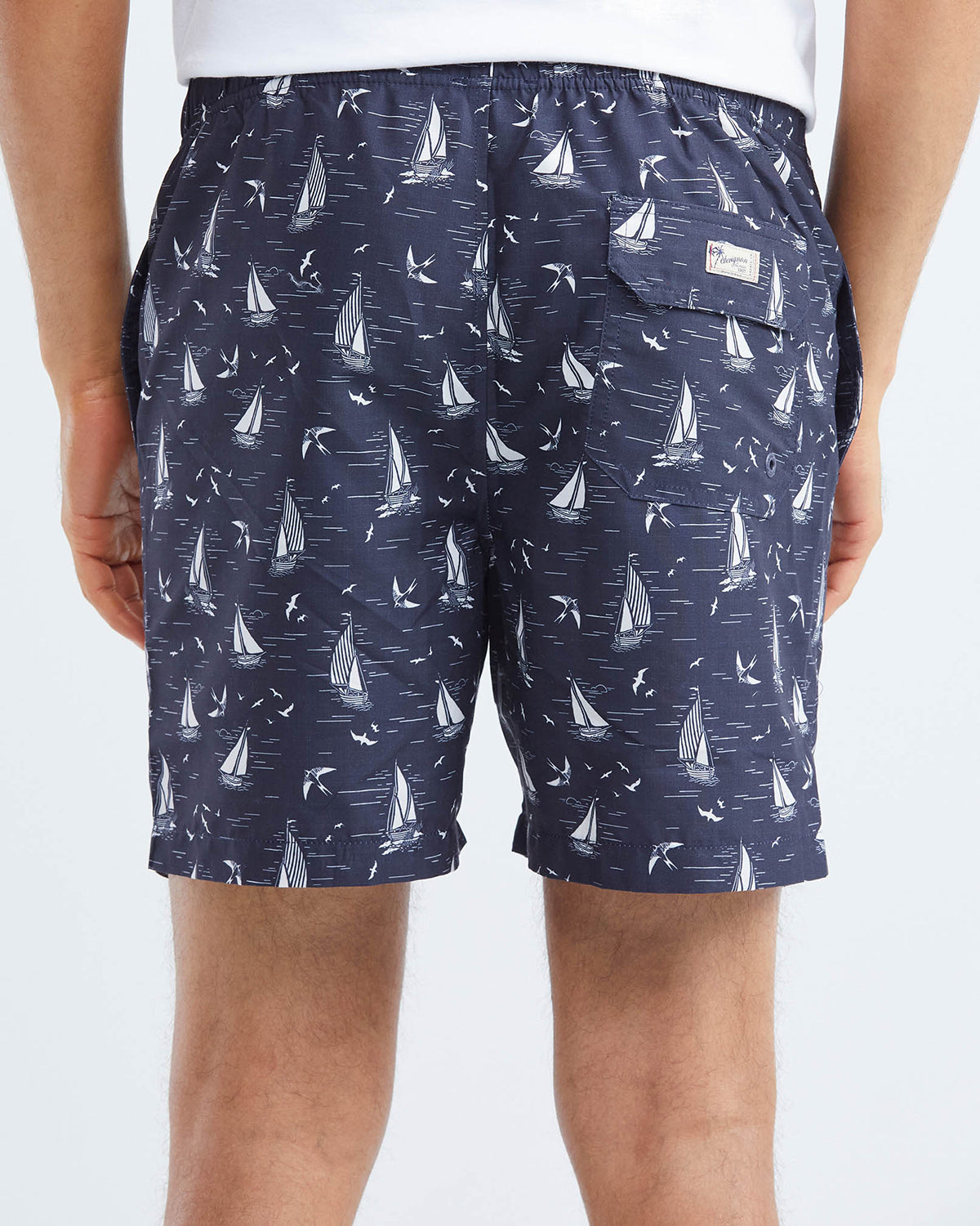 BOAT SWIMWEAR SHORTS IN BLUE
