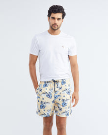 LEAF SWIMWEAR SHORTS YELLOW