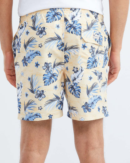 LEAF SWIMWEAR SHORTS YELLOW