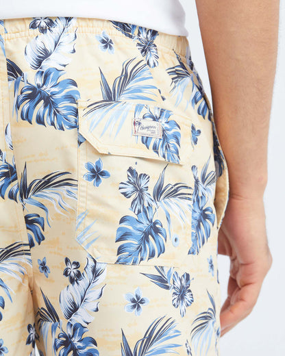 LEAF SWIMWEAR SHORTS YELLOW