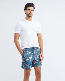 LEAF SWIMWEAR SHORTS BLUE