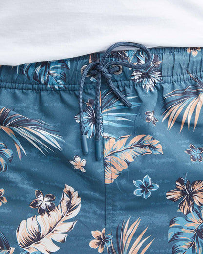 LEAF SWIMWEAR SHORTS BLUE