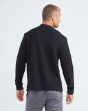 COTTON HERITAGE SWEATER IN BLACK