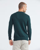 COTTON HERITAGE SWEATER IN GREEN