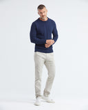 SLIM OUTDOOR SWEATER IN BLUE