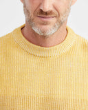 PULL RÉTRO SLIM EN JAUNE