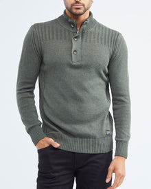 SLIM CASUAL SWEATER IN GREEN