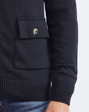 PULL CARDIGAN NOIR