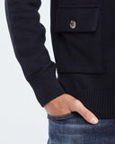 CARDIGAN SWEATER IN BLACK