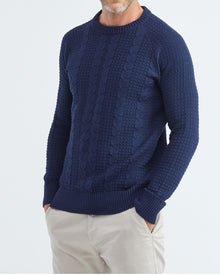 SLIM OUTDOOR SWEATER IN BLUE