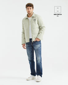 STRAIGHT FIT MID-RISE JEANS IN DARK WASH ST028